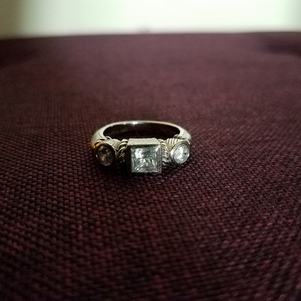 Judith Ripka Sterling Diamonique Ring